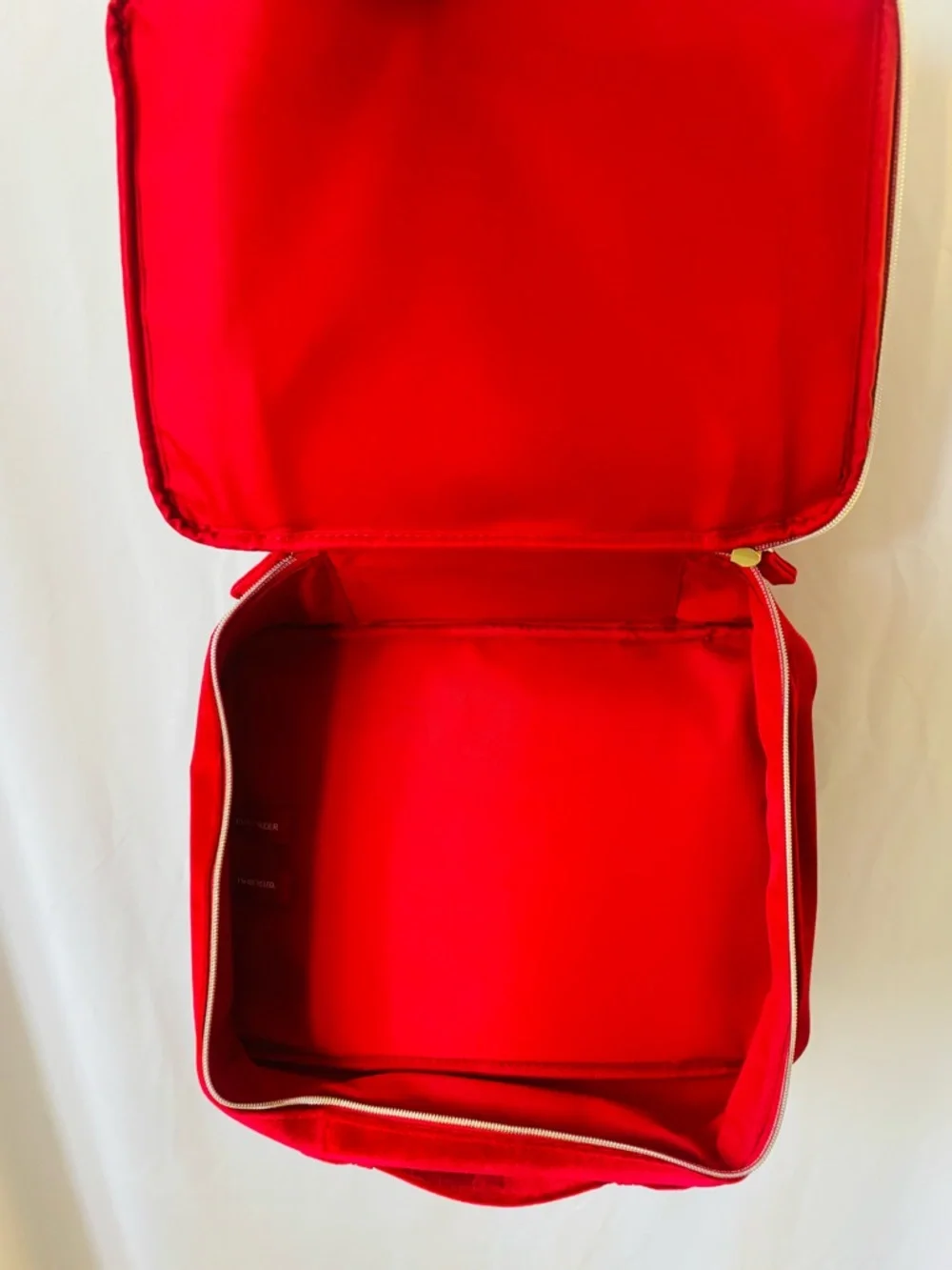 Wonder Woman inspired Red Stars Quilted Estée Lauder travel Bag